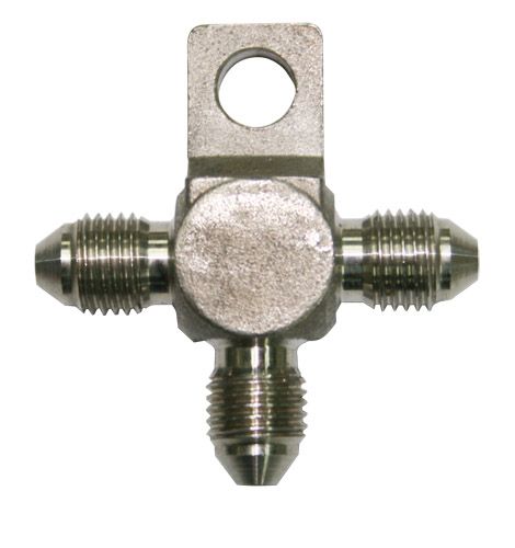 AF326-03 - STAINLESS -3AN TEE WITH MOUNT