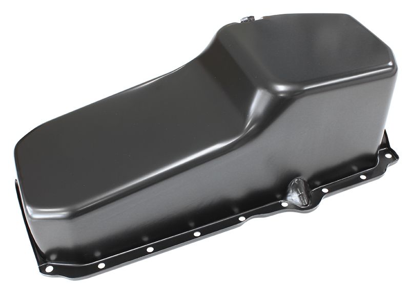 AF82-9414BLK - STOCK OIL PAN SBC LATE '86 ON