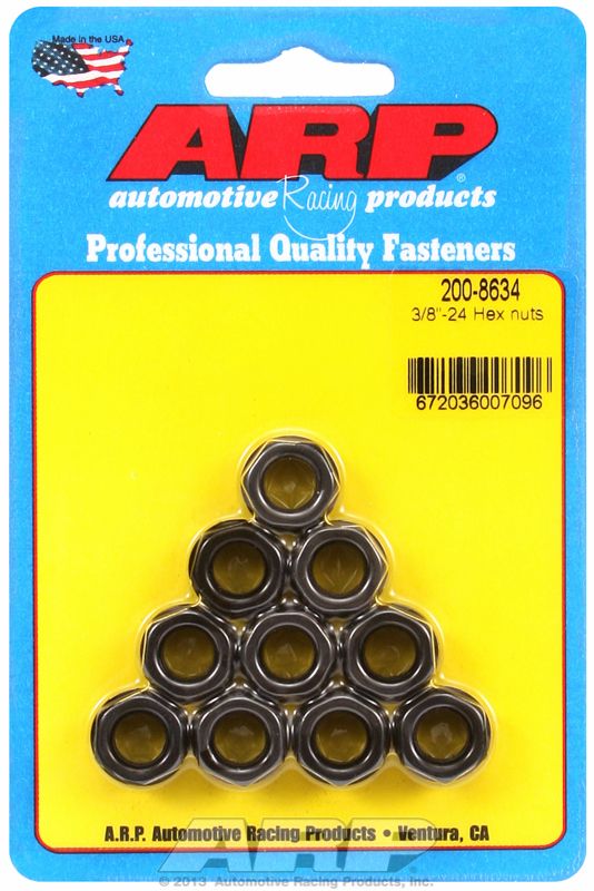 AR200-8634 - HEX NUTS 3/8-24 UNF (10)