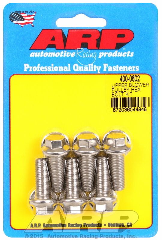 AR400-0602 - BLOWER PULLEY BOLT KIT, HEX