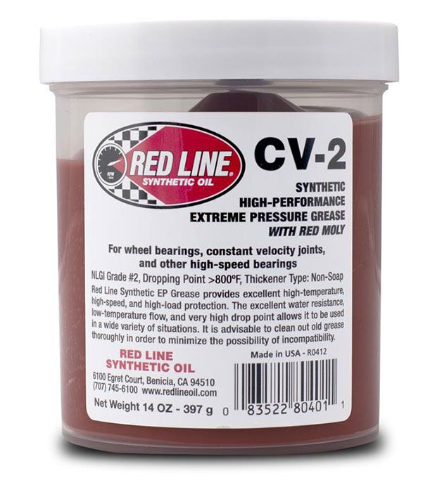 RED80401 - REDLINE CV2 GREASE 14-OZ JAR