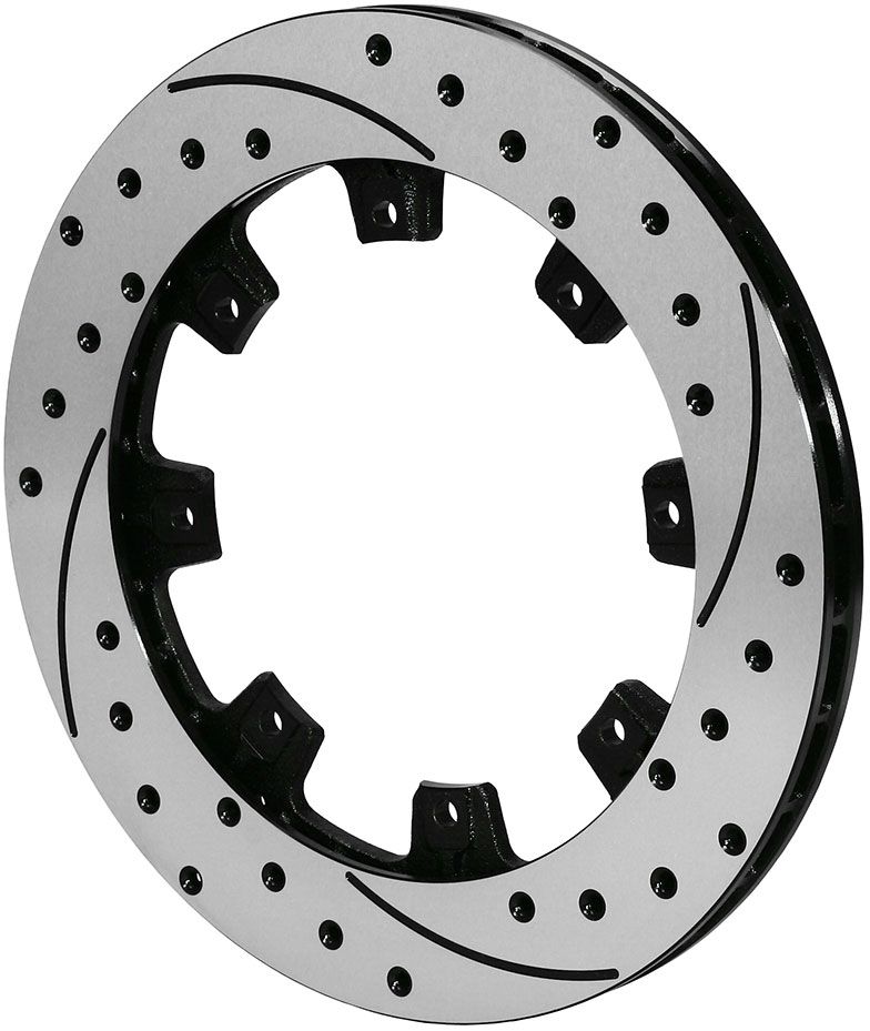 WB160-7101-BK - SRP ROTOR RH DRILLED & SLOTTED