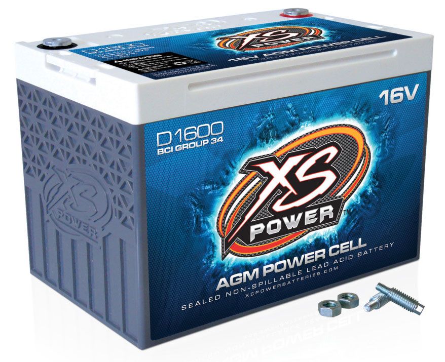 XSD1600 - XS POWER BATTERY D1600 16V AGM