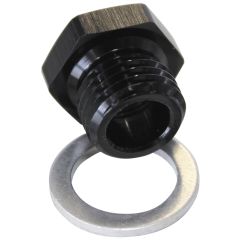 AF912-M12-02BLK - M12X1.5 PIPE REDUCER TO F/MALE