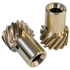 Roller Cam Distributor Gear Replacement Accessories Fit for Chevy MSD 350 .500in Shaft SBC Bronze Distributor Gear 