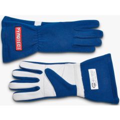PYGS220220 - RACING GLOVES, SMALL, BLUE